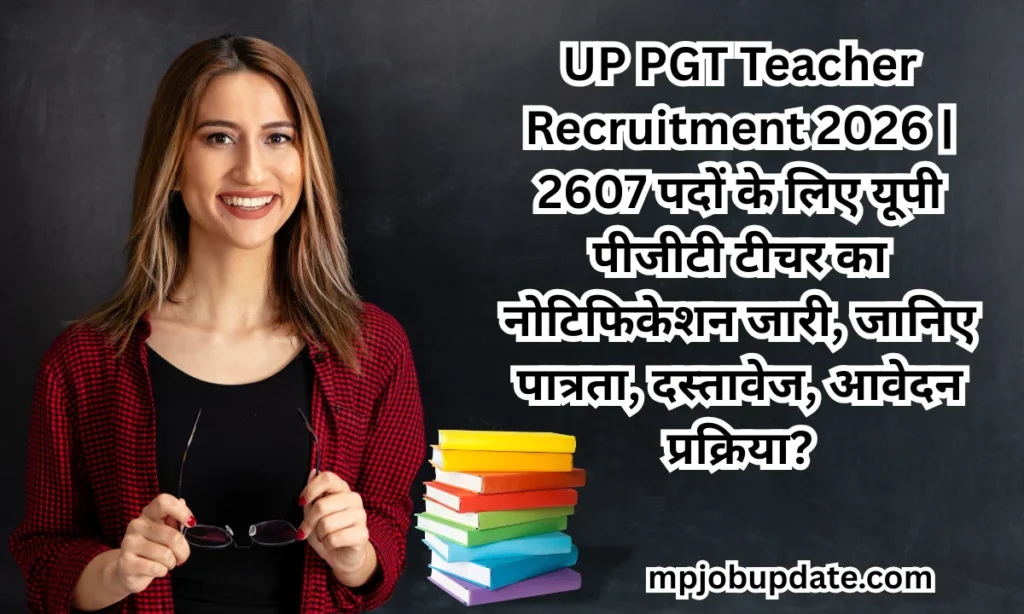UP PGT Teacher Recruitment 2026